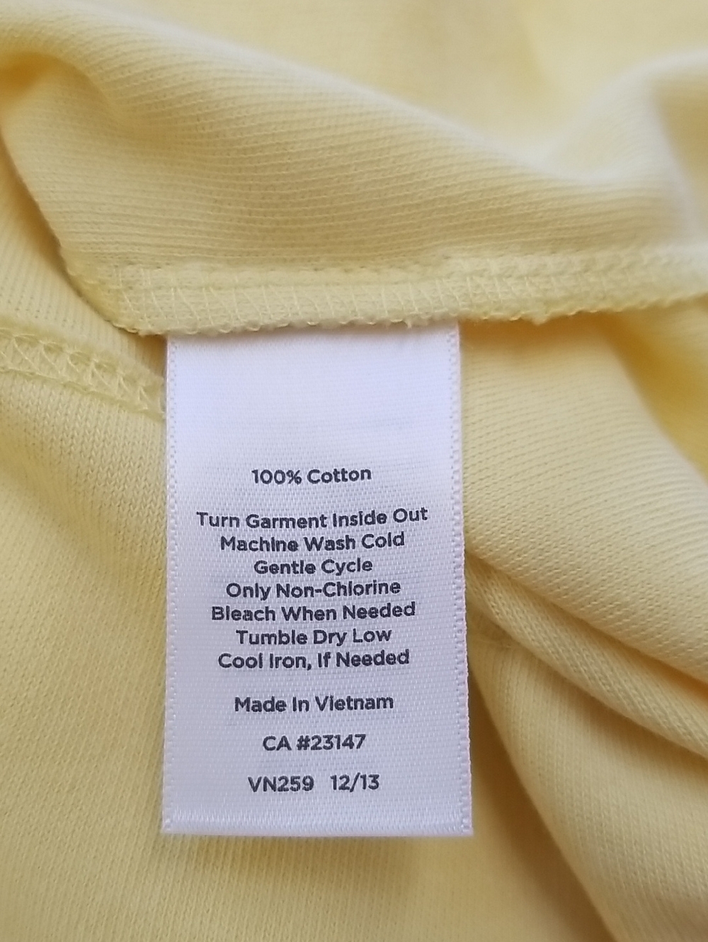 NWT Talbots Yellow Shift Dress with Short Sleeves Size S - Picture 6 of 6
